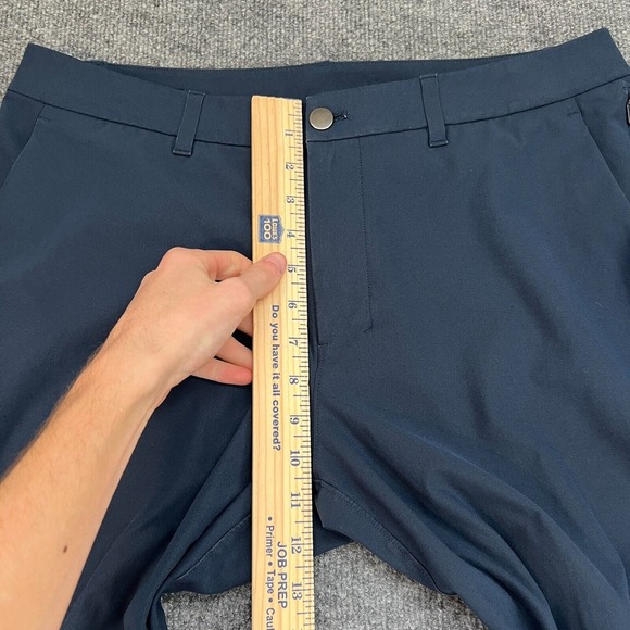 Lululemon Mens 34x27 True Navy ABC Slim-Fit Trouser Pant Warpstreme LM5AQYS - Picture 8 of 13